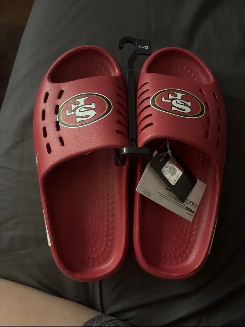 San Francisco 49ers Slide Sandals - Team Red